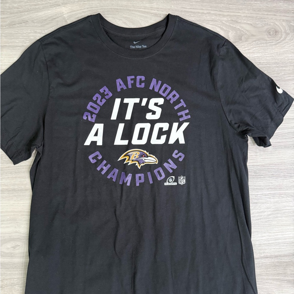 BALTIMORE RAVENS TEE SHIRT BLACK